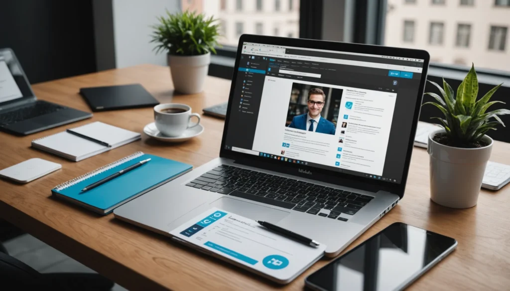 icone linkedin cv